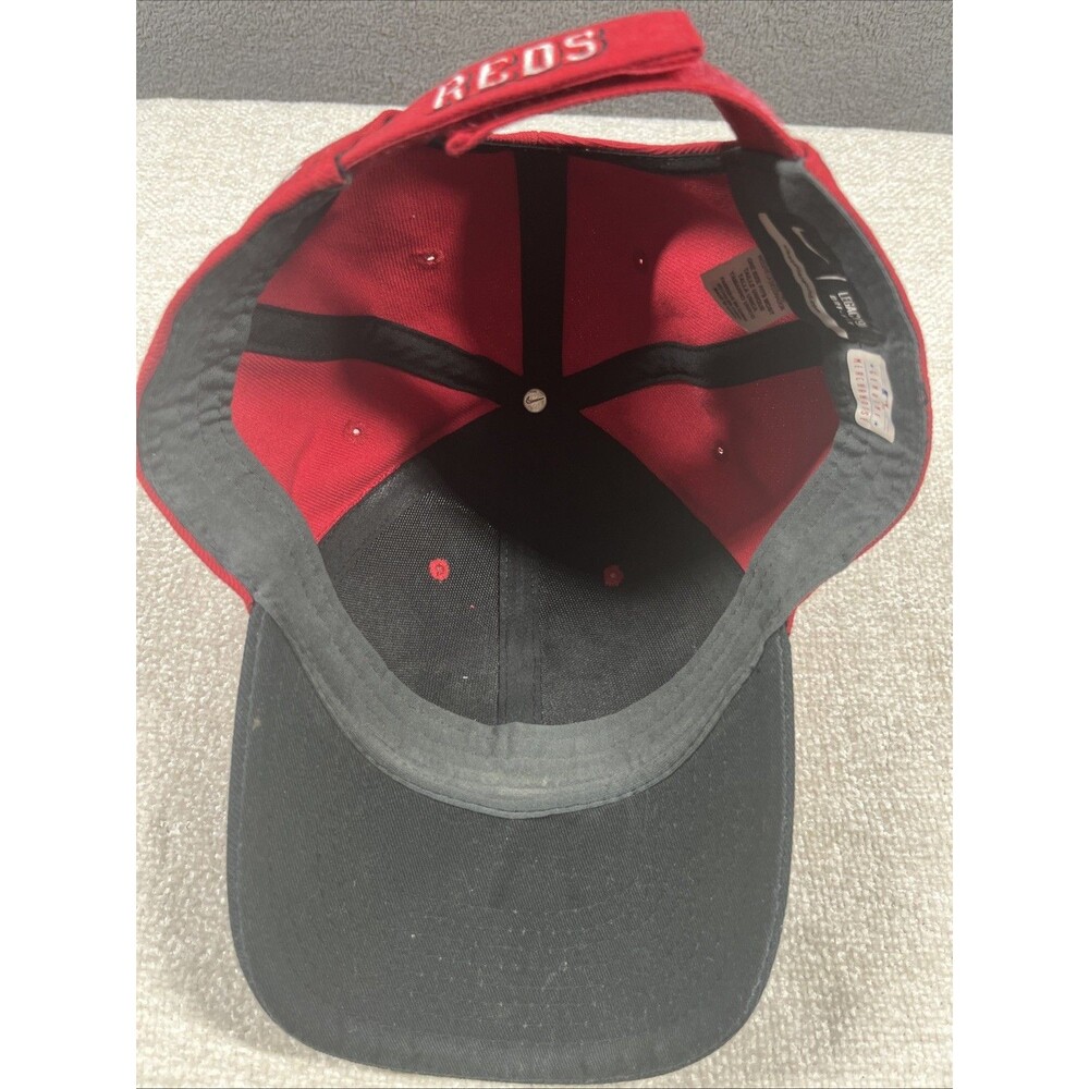 Cincinnati Reds Hat OSFA Red Nike Legacy91 Dri Fit Adjustable - Picture 4 of 7
